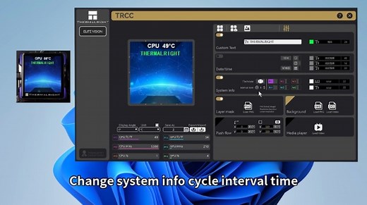 Watch Thermalright TRCC water-cooling LED screen control software on Amazon Live