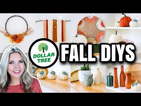 10 HIGH-END FALL Decor IDEAS from DOLLAR TREE 2021...Super Easy To Create!!!