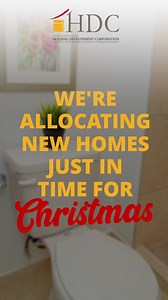 The joy of home ownership is in the air as the HDC launches 𝗔 𝗛𝗼𝗺𝗲 𝗳𝗼𝗿 𝗖𝗵𝗿𝗶𝘀𝘁𝗺𝗮𝘀! We're allocating new homes to persons on our database just in time for Christmas. #AHomeForChristmas #HOMEwithHDC #YourHDC #HDC | Housing Development Corporation - HDC
