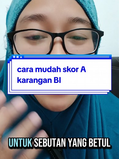 Cara Mudah Skor A Karangan Bahasa Inggeris