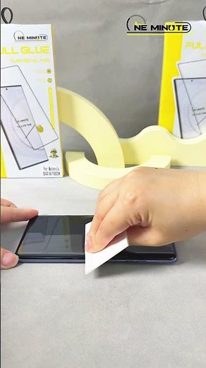 One Minute Full Glue Glass, Moto edge 60 fusion, non uv, easy to install, screen protect ，