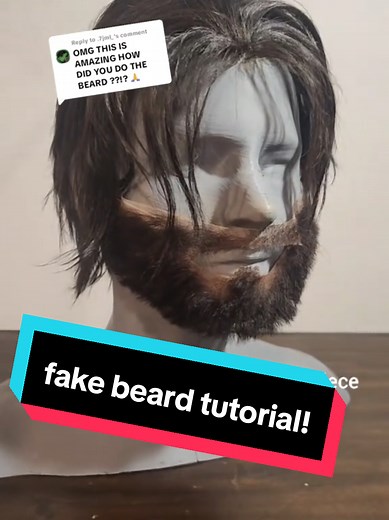 Create a Realistic Reusable Beard for Cosplay