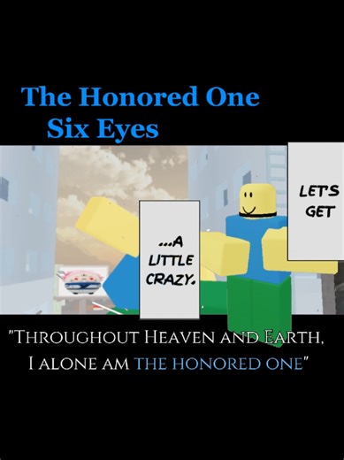 JJS Gojo / The Honored One edit | ib: @Damell #fyp #jjs #jujutsukaisen #gojo #roblox