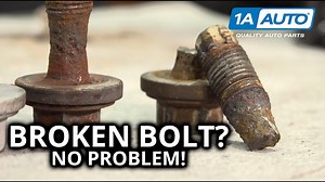 Broke Subframe Bolt Replacing Sway Bar Bushings and Links Watch Pros Remove Broken Stuck Car Bolts