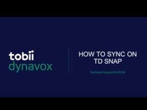 How to Sync on TD Snap