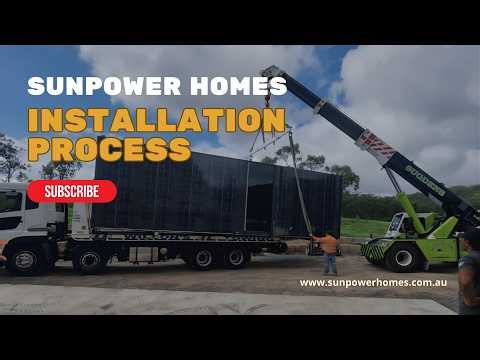 Sunpower Homes Installation Process – Built Smart. Delivered Ready. Installed Fast.
