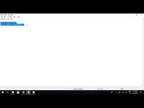 14 Filter and sorting with List and table using json model