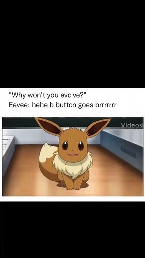 who knows why this eevee can't evolve?