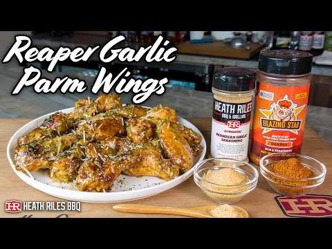 Reaper Garlic Parm Wings on the Weber w/ Mike Starr of Blazing Star BBQ | Heath Riles BBQ