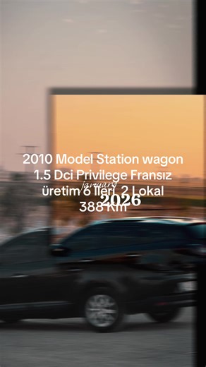 2010 Model Station wagon 1.5 Dci Privilege Fransız üretim 6 İleri 2 Lokal 388 Km #keşfetteyizzz #mardin #dayemiromiro