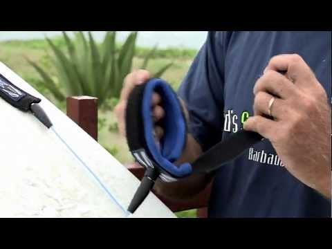 Surfboard leash tutorial