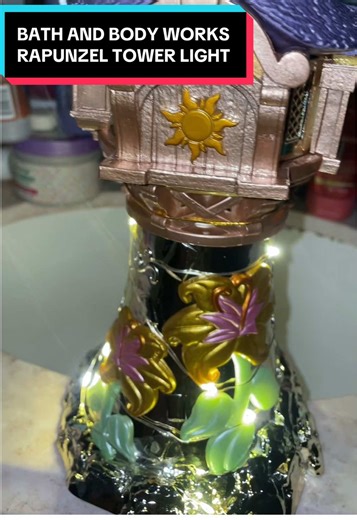 How to Create a Light-Up Rapunzel Tower from Bath & Body Works