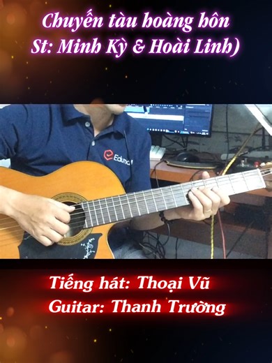 Mời ACE nghe bản guitar cover rất hay Chuyến Tàu Hoàng Hôn -Bolero tone Cm 🎸🎸🎸#bolero #guitar