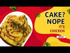 Creative Party Dish: Chicken Cake Recipe (Not Sweet!)