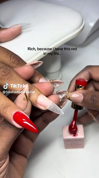 Stunning Red Almond Gel Nail Ideas and Tutorials