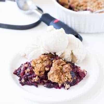 Easy Triple Berry Crumble Recipe (with Frozen Berries!)