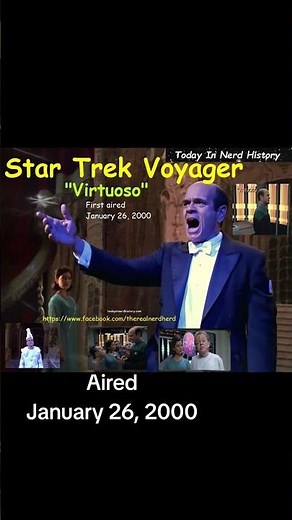 The Star Trek Voyager episode "Virtuoso" aired January 26, 2000.