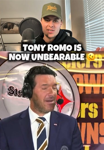 Tony Romo is UNBEARABLE to listen to on the broadcast 💀 #nfl #nflfootball #steelersnation