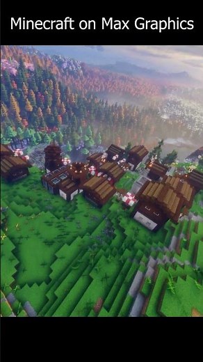 Minecraft's most INSANE Graphics mods + 256 Render distance