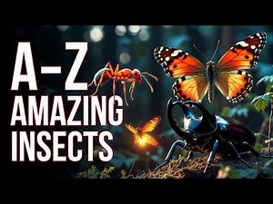 A–Z Amazing Insects 🐜🦋 | Incredible Facts About Bugs You Didn’t Know!