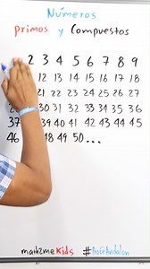 108K views · 3.3K reactions | Si tienes dificultades de saber si un número es o no primo, aquí te explico  | Math2mekids | Facebook