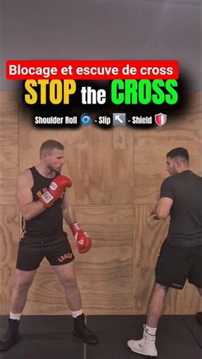 Technique de Boxe anglaise esquive et blocage de crosse