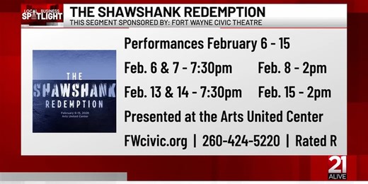 Fort Wayne Civic Theatre: The Shawshank Redemption