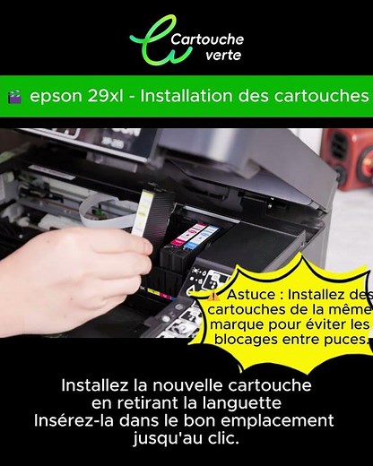 🖨️ EPSON 29XL : Installation Facile de Vos Cartouches – Tuto Rapide et Clair 💡