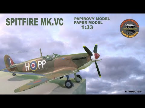 SPITFIRE MK.VC_papermodel_papírový model