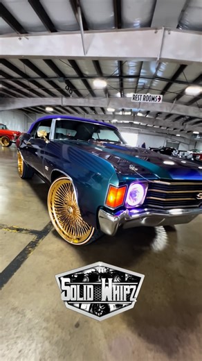 SolidWhipz LLC on Instagram: "‘72 Chevelle SS on staggered gold 24-inch @dayton_wire_wheel with the matching steering wheel ——— #SolidWhipz #MidwestFest9 #DaytonWireWheels #Chevrolet #Chevelle #SS #72Chevelle"