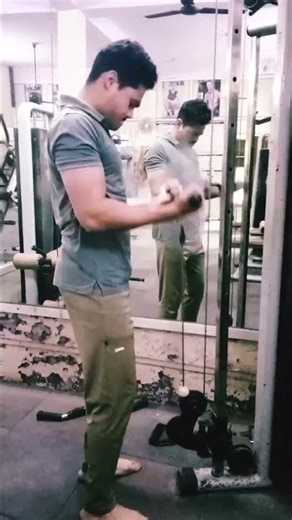 Cable Extension Bicep Workout