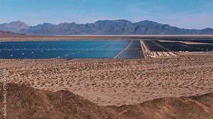 Desert Sunlight Solar Farm in the California desert
