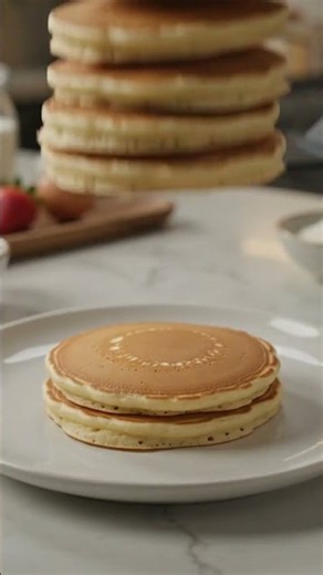 🥞 Fluffy American Pancakes Recipe | Restaurant Style Breakfast | Soft & Easy Homemade Pancakes