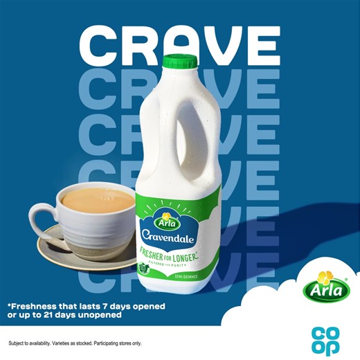 Fresher for longer, with Arla Cravendale ☕️ | Co-op | Facebook