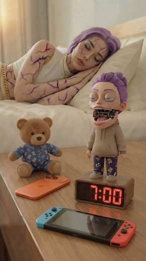 Rumi Alarm Clock Morning Power #kpopdemonhunters