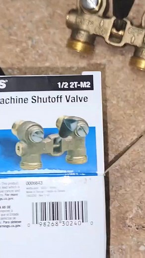How to replace a watts laundry shut off valve #handyman #diy #tutorial | N.Nailed