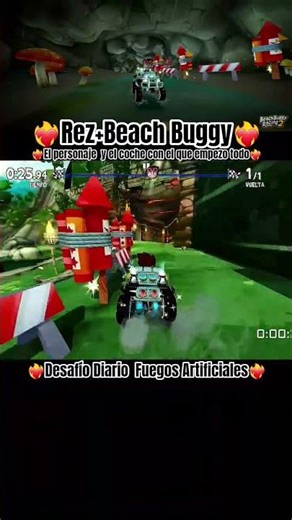 Rez y Beach Buggy #beachbuggyracing2 #bbr2gameplay #gaming #nostalgia #rez