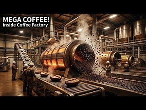 Inside a Mega Coffee Factory: How Coffee Is Made From Harvesting to Packaging
