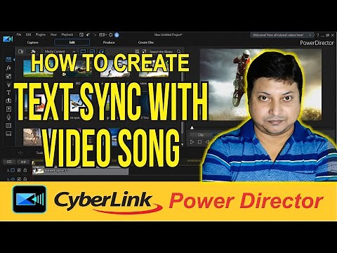 Sync Text to Music | Create Lyric Videos | Cyberlink Powerdirector Tutorial