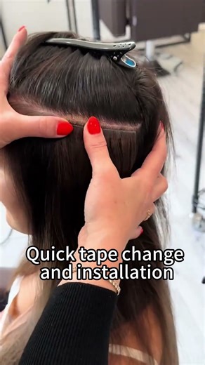 Quick tape change and installation💃🏻