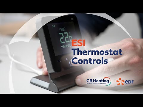 How to use the ESI thermostat controller