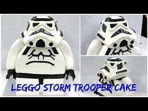 How to Make a Star Wars LEGGO STORM TROOPER CAKE! - Bake & Deco Warehouse