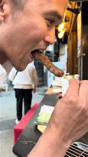 Hida beef skewer hit the spot #beef #wagyu #takayama #japan #foodie #meat #skewers #delicious