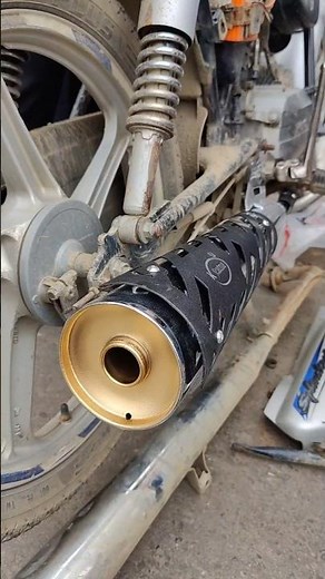 Splendor Plus kratna company loud silencer 💥 #splendor good sound quality 👌‪@bikemaster07‬