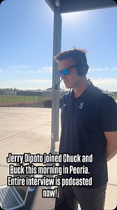 #Mariners President Jerry Dipoto joined Chuck and Buck this morning in Peoria. You can hear the entire interview right now on our podcast page! 🔗 in bio. #SpringTraining #Peoria #Mariners #SeattleMariners #Marinersbaseball #933KJR #ChuckandBuck #iHeart | 93.3 KJR Seattle Sports