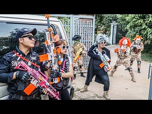 LTT Films : Couple Warriors S.E.A.L X Nerf Guns Fight Tiger Mask Attack Villa Rose House