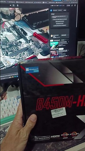 New motherboard installed, come see how it turned out! #build #setup
