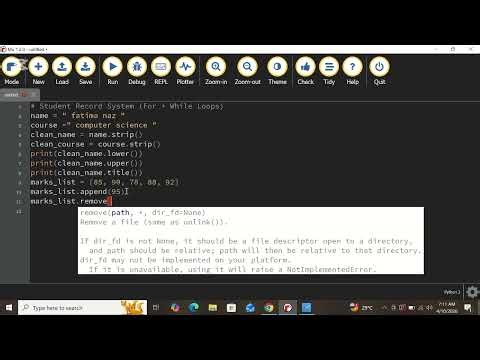 Pyhton Programm Student Management System Fatima Naz BMD 016