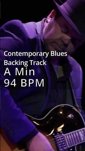 Contemporary Blues Backing Track in A min at 94 BPM – Practice Short