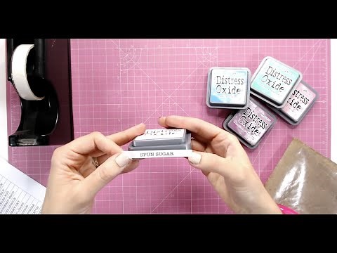 Distress Ink & Oxide labels - how-to PLUS free download